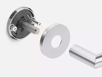 Klamka Aris Fast2Fix (Vaya 136) Smart2Lock kaszmirowy szary Griffwerk