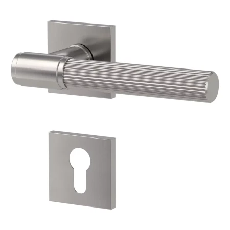 Klamka ARIS Fast2Fix Q (VAYA 136) velvet szary Griffwerk