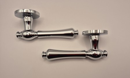 Klamka FADO FIT chrom połysk szyld okrągły VDS