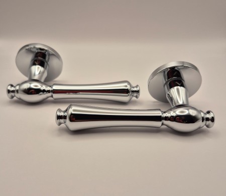 Klamka FADO FIT chrom połysk szyld okrągły VDS