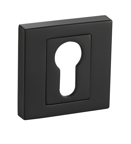 Przejdź do produktu Rozeta kwadratowa RNQ B02 wkładka czarna 