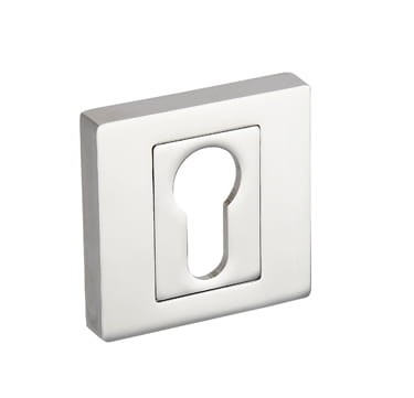 Rozeta kwadratowa RNQ 702 wkładka chrom połysk