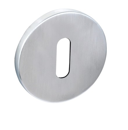 ROZETA OKRĄGŁA RCC M701 KLUCZ - CHROM MAT