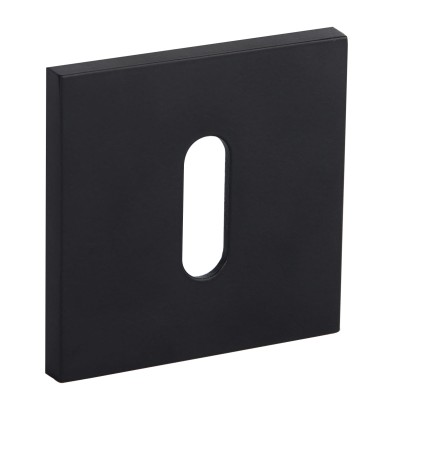 ROZETA kwadratowa RYQ S B01 KLUCZ - czarna