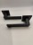 Klamka Platon FIT KPF B00 czarny szyld kwadratowy Infinity Line