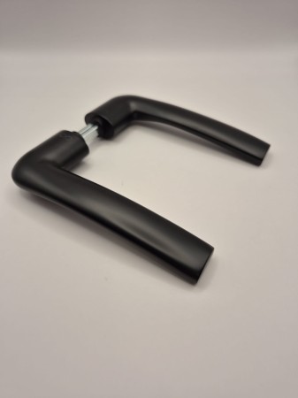 Klamka VENTO KVNO S BOO czarna szyld kwadratowy slim Italian Design