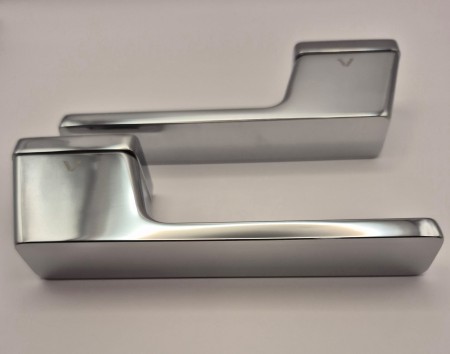 Klamka Sonic chrom połysk rozeta prostokątna R71 VDS