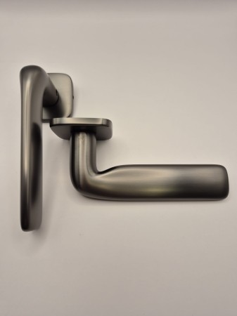 Klamka Flat R82F szyld kwadratowy zaoblony antracyt VDS