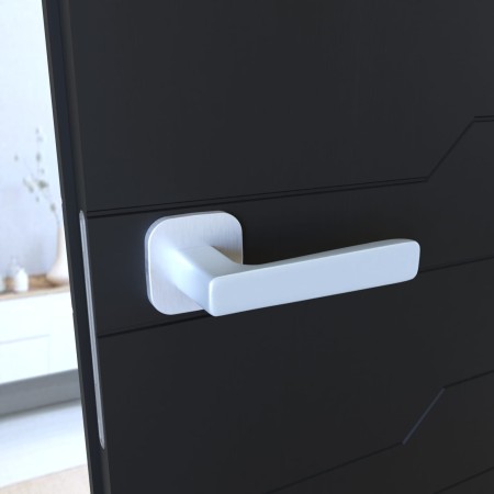 Klamka Parma KPR QO M700 rozeta kwadratowa owalna chrom mat Infinity Line