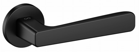 Klamka Parma KPR O B00 rozeta okrągła czarna Infinity Line