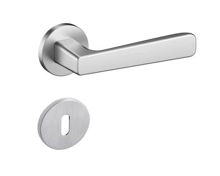 Klamka Parma KPR O M700 rozeta okrągła chrom mat Infinity Line