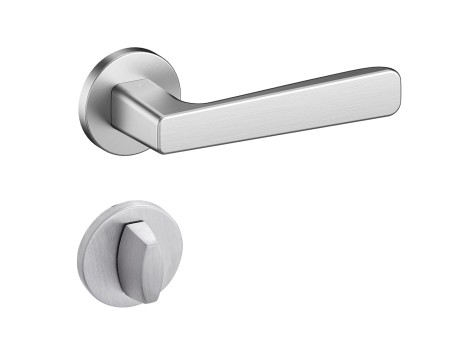 Klamka Parma KPR O M700 rozeta okrągła chrom mat Infinity Line