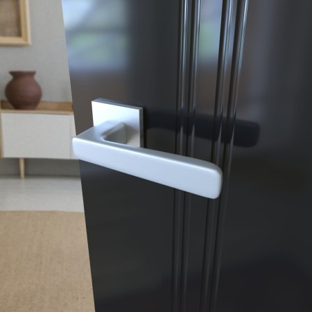 Klamka Parma KPR M700 rozeta kwadratowa chrom mat Infinity Line