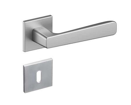 Klamka Parma KPR M700 rozeta kwadratowa chrom mat Infinity Line