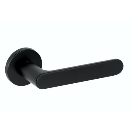 Klamka CREO FIT czarna szyld okrągły VDS