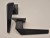 Klamka Ice Fit KCE B00 rozeta kwadratowa czarna Infinity Line