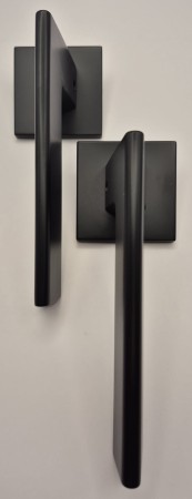 Klamka Astra Fit KSA B00 rozeta kwadratowa czarna Infinity Line