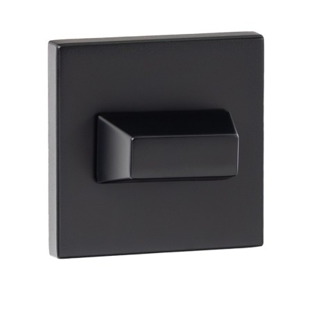 Rozeta kwadratowa R67F slim czarna WC