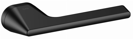 Klamka LUKKA KLUK B00 SZYLD UKRYTY OWALNY ROT CZARNY ITALIAN DESIGN