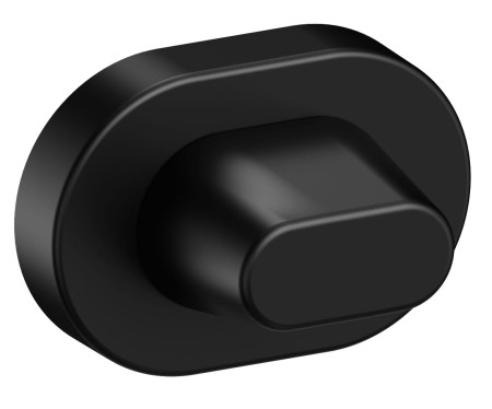 ROZETA OWALNA ROT BO3 WC CZARNA