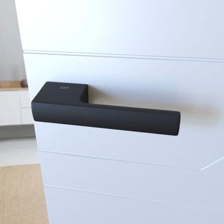 Klamka BARI KBRI B00 szyld RRT czarna Italian Design