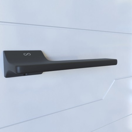 Klamka MONZA KMOZ B00 szyld RRT czarna Italian Design