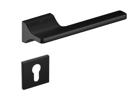 Klamka MONZA KMOZ B00 szyld RRT czarna Italian Design