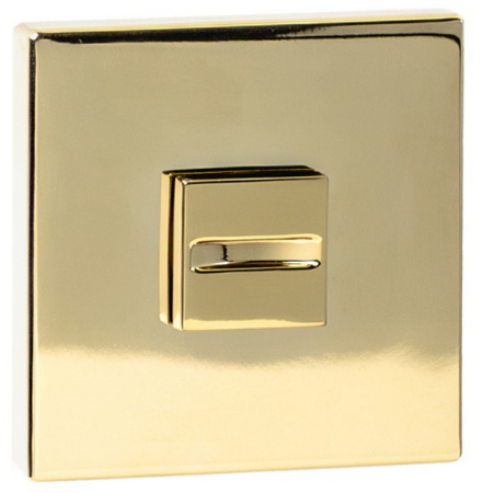 Rozeta kwadratowa R67F Slim złota WC