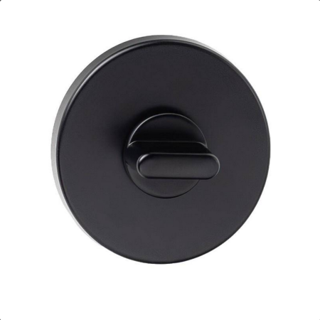 Rozeta okrągła R68F slim czarna WC