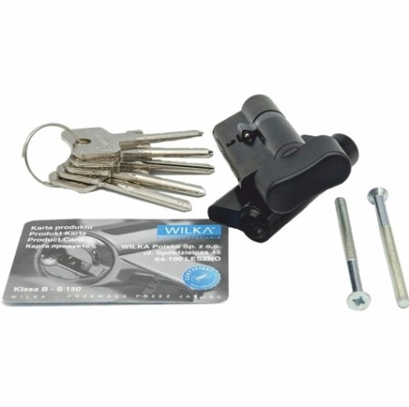 Zestaw wkładek Wilka-klasa B czarny pokrętło elipsa 5 kluczy