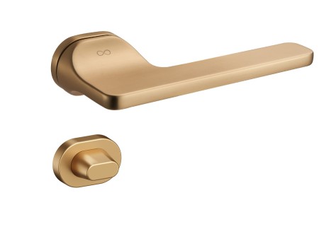 Klamka IMOLA KIOL MG00 SZYLD UKRYTY OWALNY ROT ZŁOTY-MAT ITALIAN DESIGN