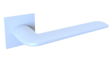 Klamka Stinger KSR 800 rozeta kwadrat biała Infinity Line