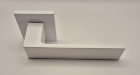 Klamka Apollo FIT KAF 800 szyld kwadratowy biały Infinity Line