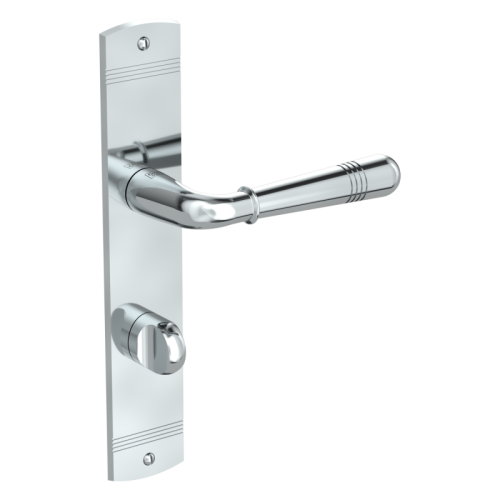 Przejdź do produktu Klamka Fabio chrom połysk długi szyld WC Griffwerk  