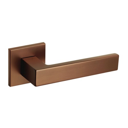 Klamka Warna FIT brąz-satyna szyld kwadratowy VDS