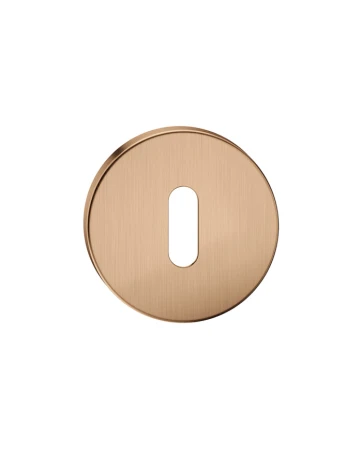 Rozeta okrągła SLIM na klucz brąz matowy