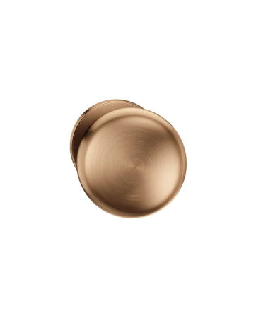 Gałka Orbis Slim szyld płaski okrągły 1 szt. brąz matowy Corona