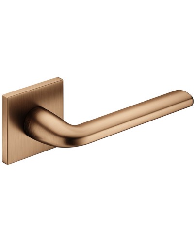 Przejdź do produktu Klamka Scandi Slim szyld płaski kwadratowy, brąz matowy Corona  