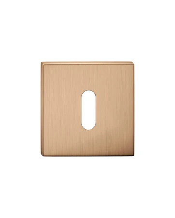 Rozeta kwadratowa SLIM na klucz brąz matowy