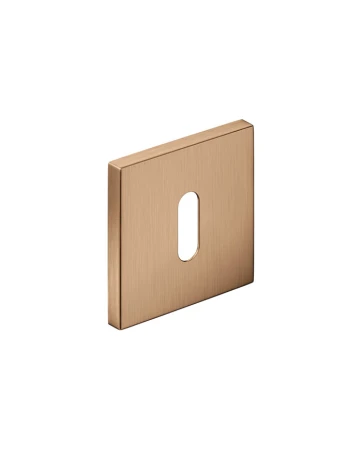 Rozeta kwadratowa SLIM na klucz brąz matowy