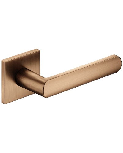 Przejdź do produktu Klamka Icona slim brąz matowy szyld kwadratowy Corona    