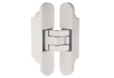 Zawias niewidoczny AXOR Interior 24 (120x24 mm) do drzwi wewnętrznych, biały, korpus ocynk