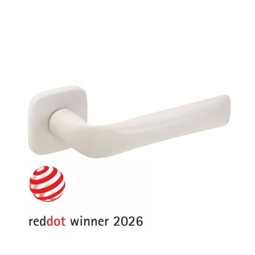 Przejdź do produktu Klamka Fold R82F szyld kwadratowy zaoblony ivory VDS