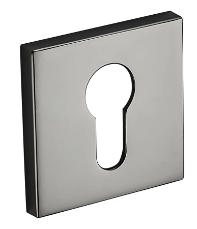 Rozeta kwadratowa FIT RFQ BN02 wkładka gun-metal