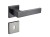 Klamka Cavo FIT KVO BN00 szyld kwadratowy gun-metal Infinity Line z rozetą na klucz