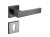 Klamka Cavo FIT KVO BN00 szyld kwadratowy gun-metal Infinity Line z rozetą na wkładkę