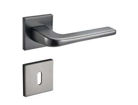 Klamka Solo Fit KSO BN00 rozeta kwadratowa gun-metal Infinity Line z rozetą na klucz