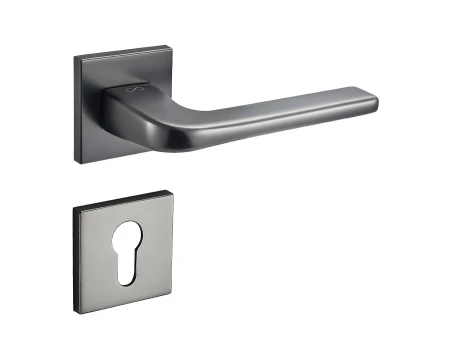 Klamka Solo Fit KSO BN00 rozeta kwadratowa gun-metal Infinity Line z rozetą na wkładkę