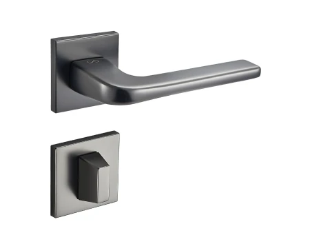 Klamka Solo Fit KSO BN00 rozeta kwadratowa gun-metal Infinity Line z rozetą WC