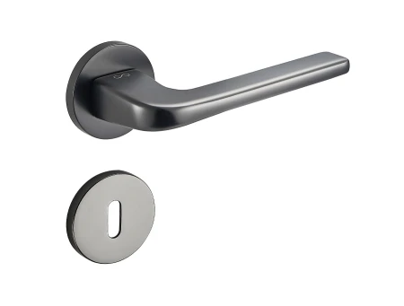 Klamka Solo Fit KSO O BN00 rozeta okrągła gun-metal Infinity Line z rozetą na klucz